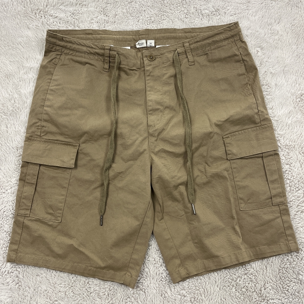Tentree | Twill Cargo Short • Khaki • Organic Cotton | Size 34 | NWT